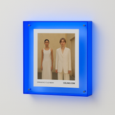 Fotolijst 25x25cm Blauw
