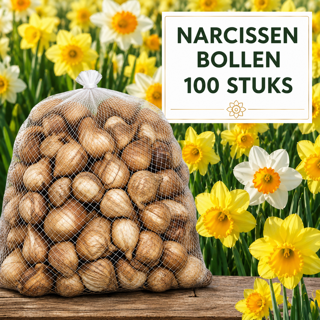 Narcissen Bloembollen - 100 stuks - Maat 12+ - Vers van de Teler!