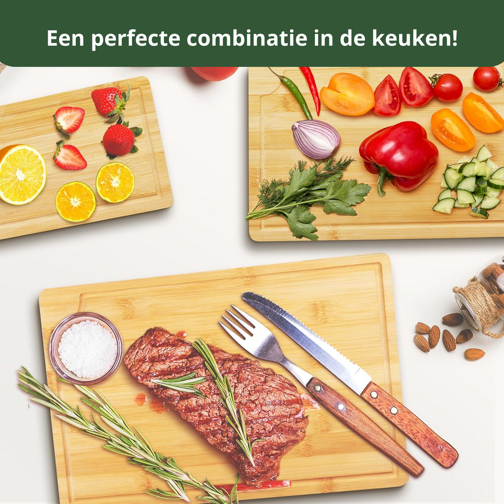 Snijplanken Hout 100% Bamboe