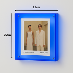 Fotolijst 25x25cm Blauw