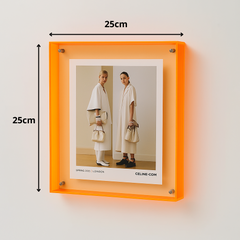 Fotolijst 25x25cm Oranje