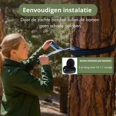 Hangmat - incl. Karabijnhaken en Riemen