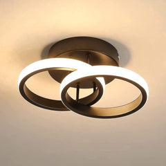 LED Plafonnière Zwart