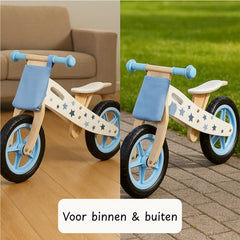 Houten Loopfiets Blauw