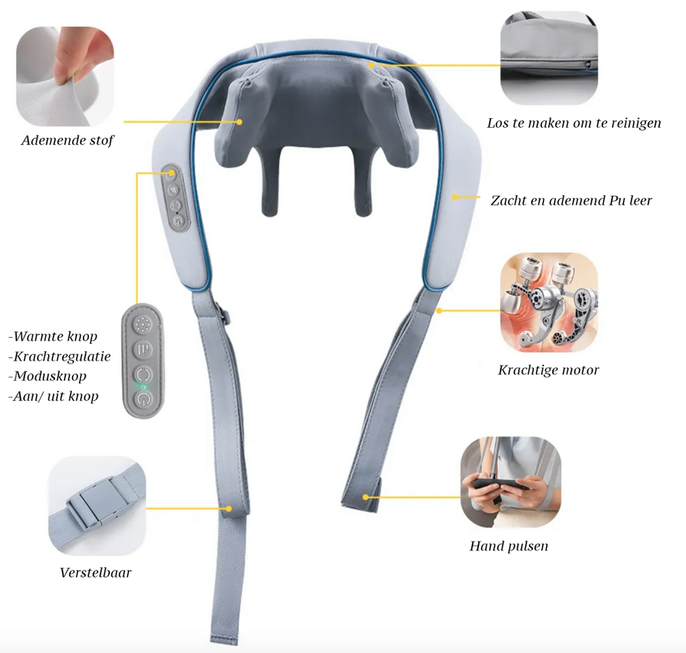 Nekmassage Apparaat 4 in 1