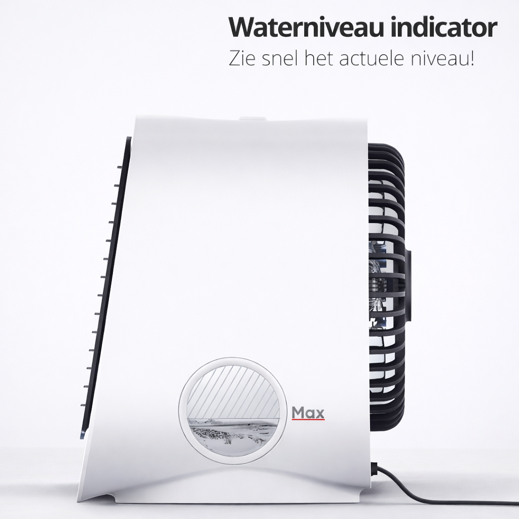 USB ventilator met waterreservoir