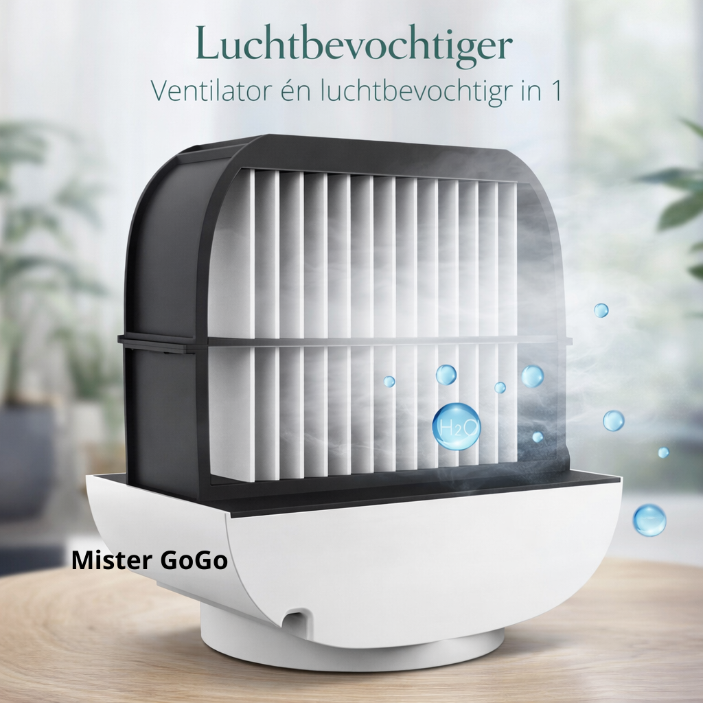 USB ventilator met waterreservoir
