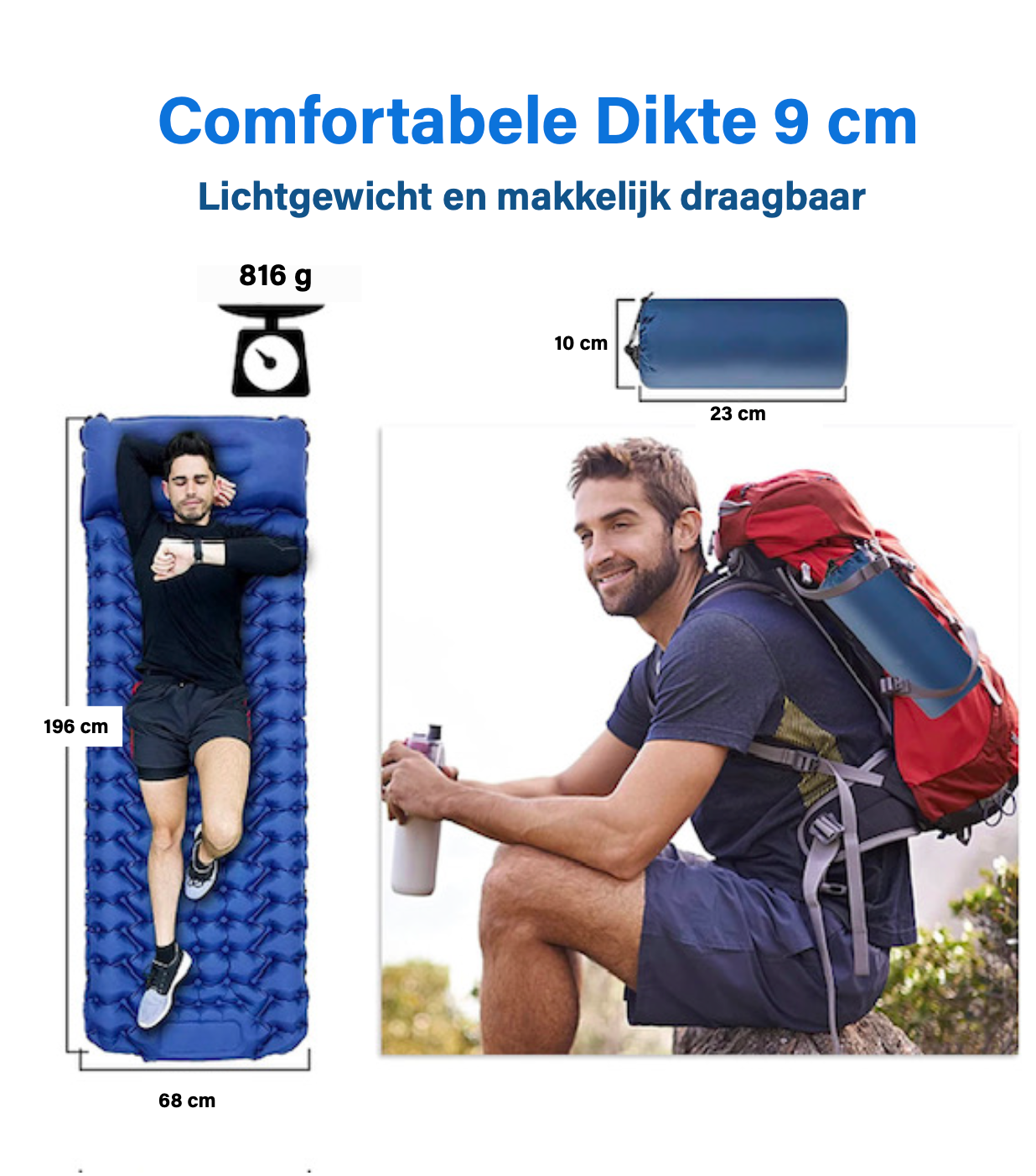 Slaapmat Zelfopblazend