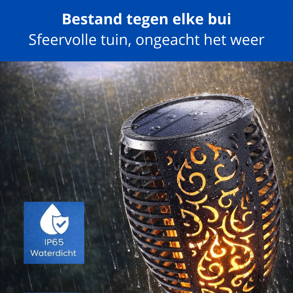 Tuinverlichting op Zonne Energie - Solar Tuinfakkels