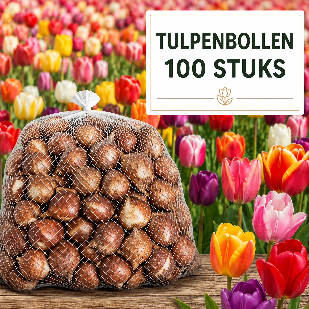 Tulpenbollen Mix - 100 Stuks