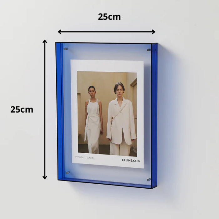 Fotolijst 25x25cm Blauw - Afbeelding 2