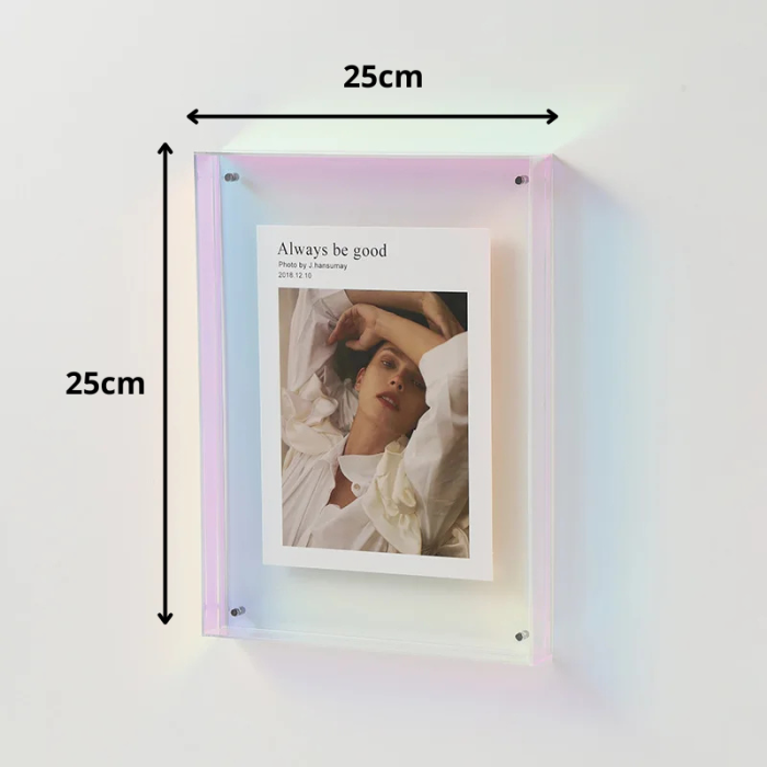 Fotolijst 25x25cm Transparant - Afbeelding 2