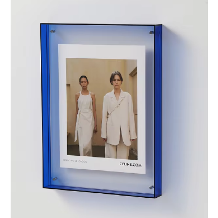 Fotolijst 25x25cm Blauw