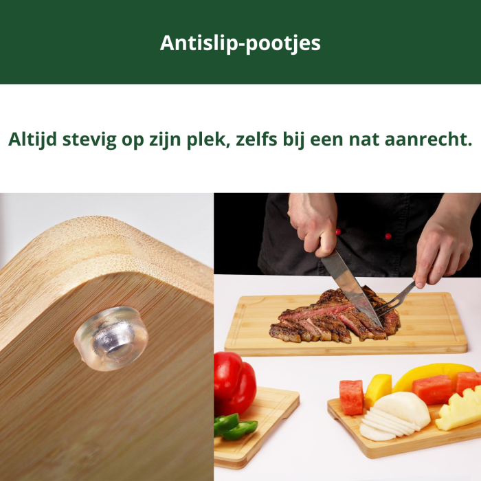Snijplanken Hout 100% Bamboe - Afbeelding 3