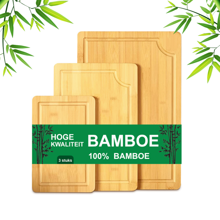 Snijplanken Hout 100% Bamboe