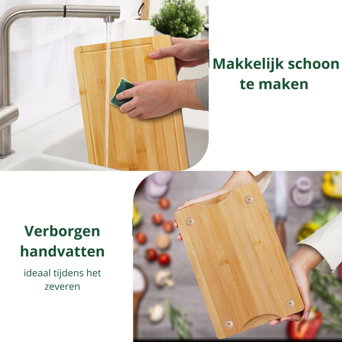 Snijplanken Hout 100% Bamboe - Afbeelding 6