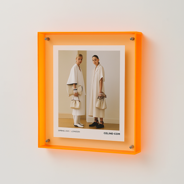 Fotolijst 25x25cm Oranje