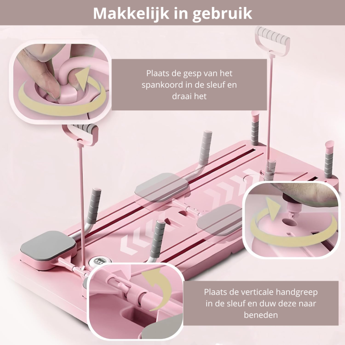 Pilates Board Roze - Afbeelding 4
