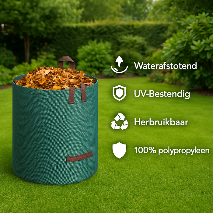 Tuinafvalzak - Set van 2 - 2x 280 liter - Afbeelding 3