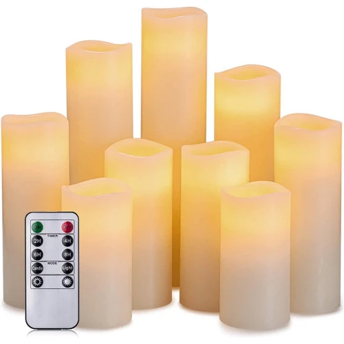 Set LED kaarsen met afstandsbediening.