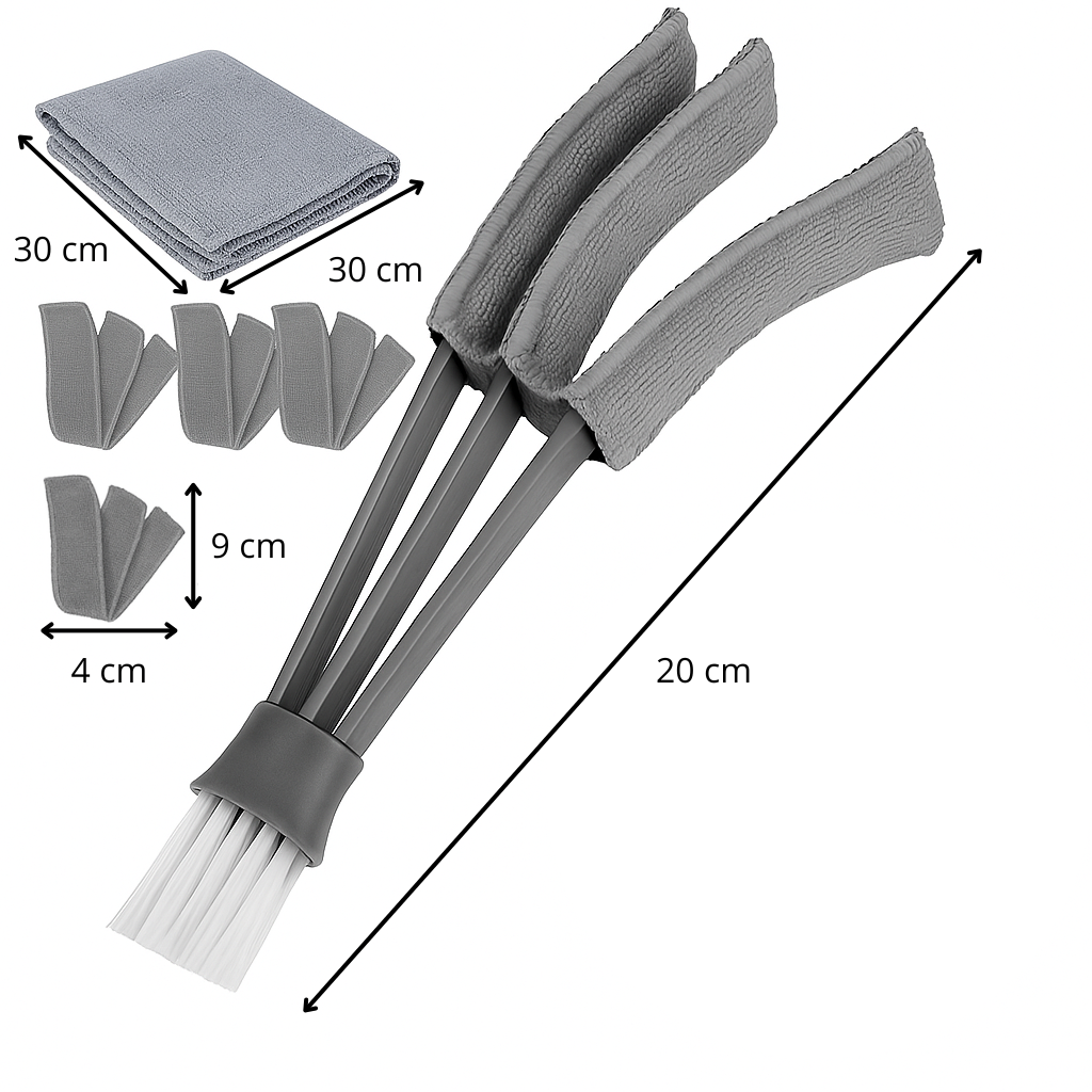 Jaloezie Reiniger met 4 Vervangdoekjes & 1 Microvezeldoek - Afbeelding 5