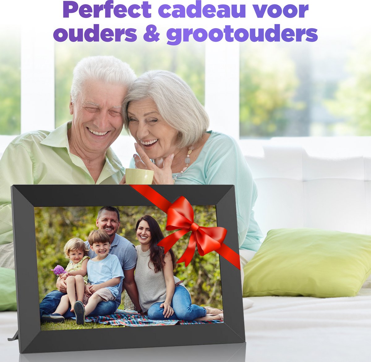 Digitale Fotolijst 10.1 inch - Frameo App - Afbeelding 2