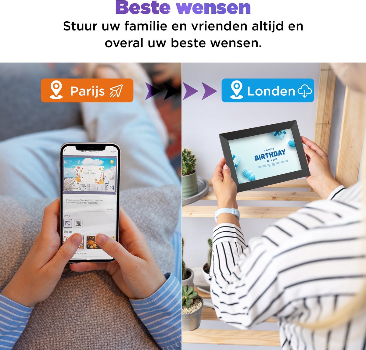 Digitale Fotolijst 10.1 inch - Frameo App - Afbeelding 7