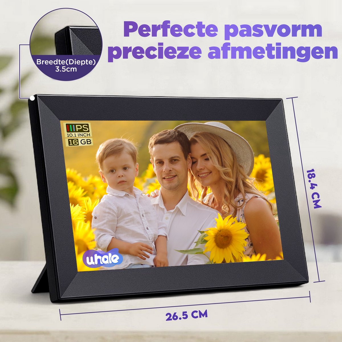 Digitale Fotolijst 10.1 inch - Frameo App - Afbeelding 3