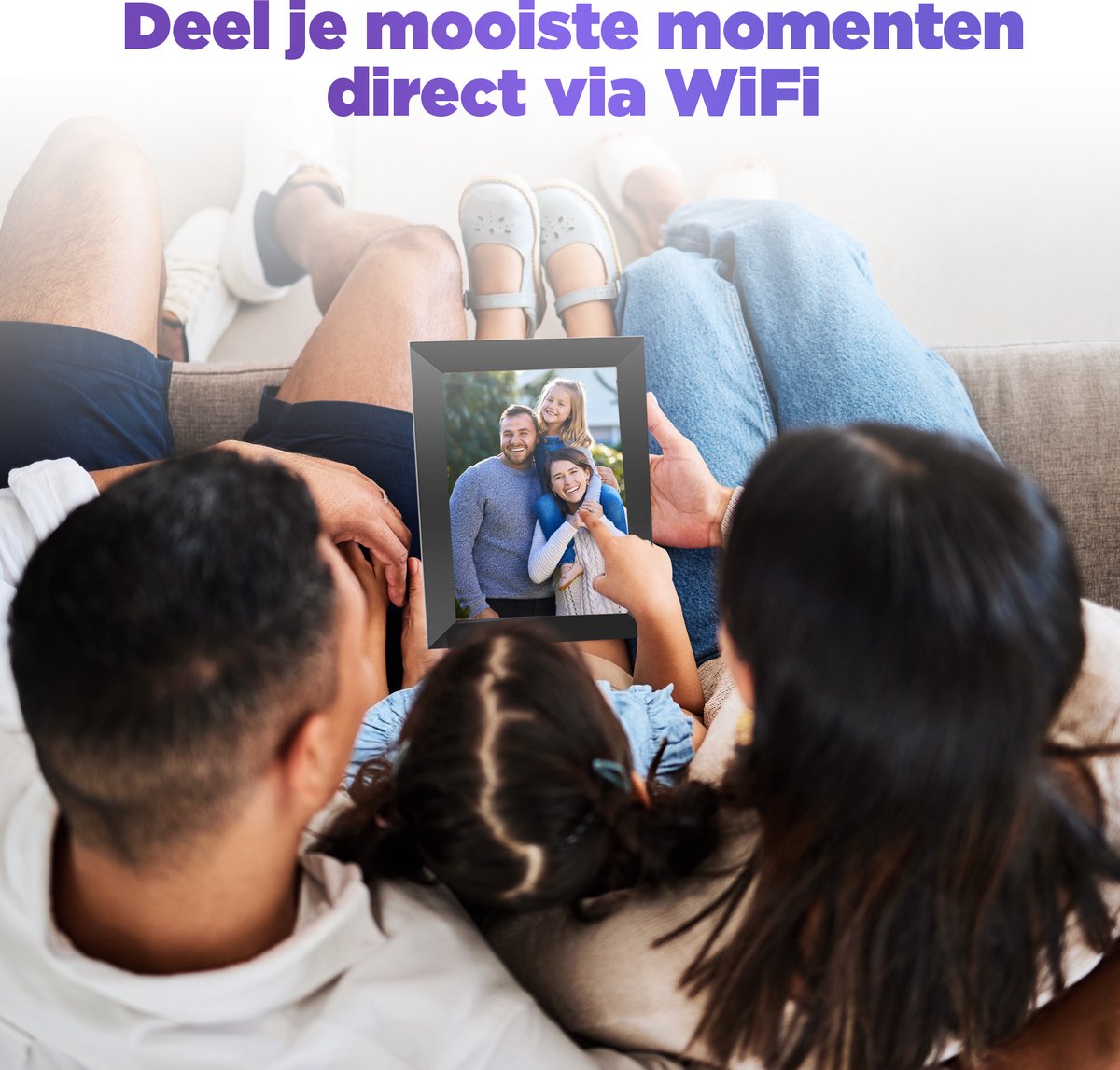 Digitale Fotolijst 10.1 inch - Frameo App - Afbeelding 4